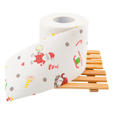  Share |  Wishlist  | Report  Christmas Toilet Roll Paper Home Santa Claus Bath Toilet Roll Paper Christmas Supplies Xmas Decor Tissue Roll